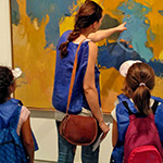 campamento de verano con arte