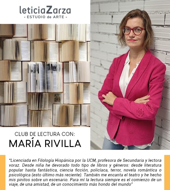 CLUB_LECTURA_CARTEL Club de Lectura con María Rivilla