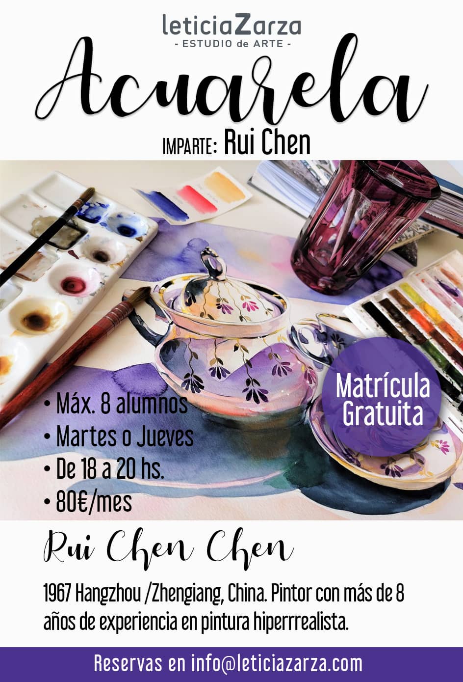 TALLER_ACUARELA_RUI_CHEN (1) Taller de Acuarela impartido por Rui Chen