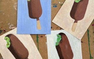 Qué “ricos” los helados🍦pintados 🎨 de los Juveniles III en las tardes de los #INTENSIVOSDEVERANO