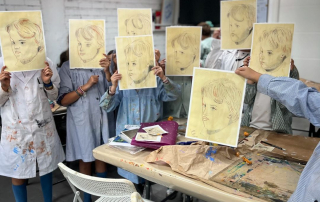 Estudio de cabeza basado en una obra de Pedro Pablo Rubens