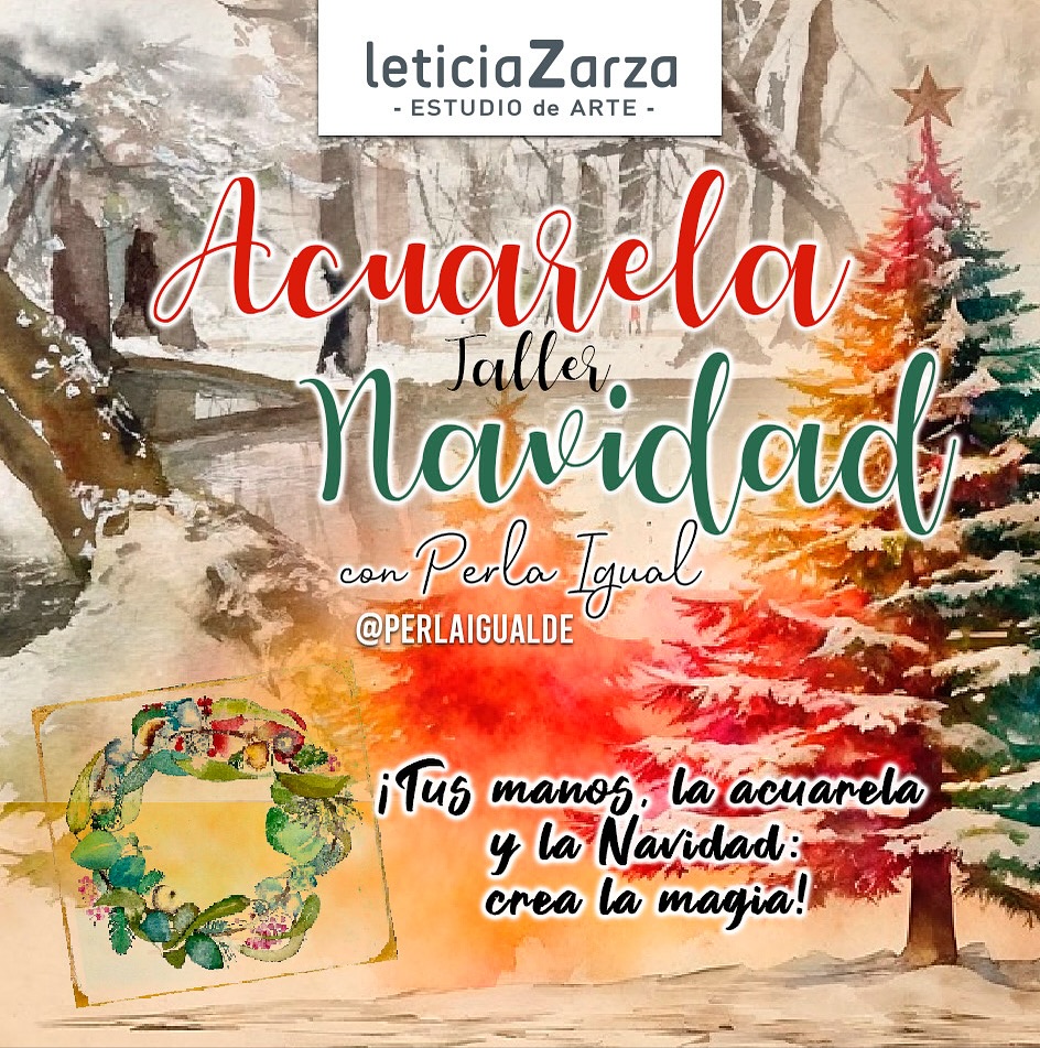 ✨🎄 La Navidad llega al estudio con acuarelas mágicas!