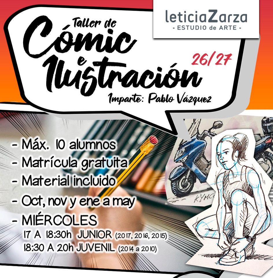 🎨 CÓMIC E ILUSTRACIÓN · CURSO 26/27 ¡En...