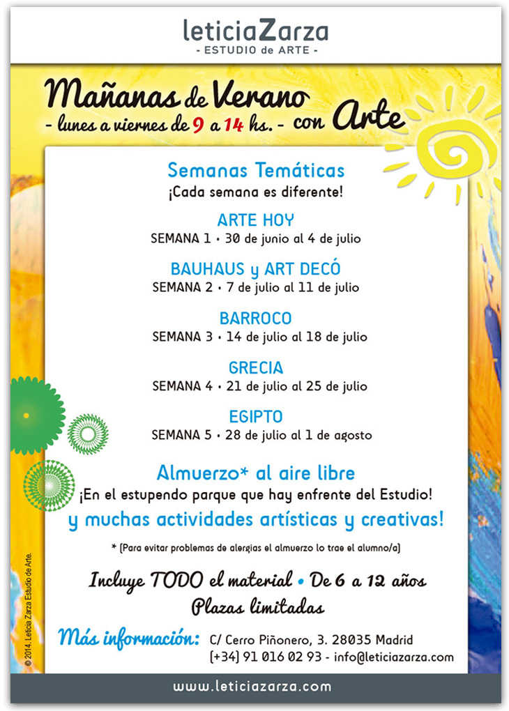 Mañanas de Verano con Arte Mañanas de Verano con Arte